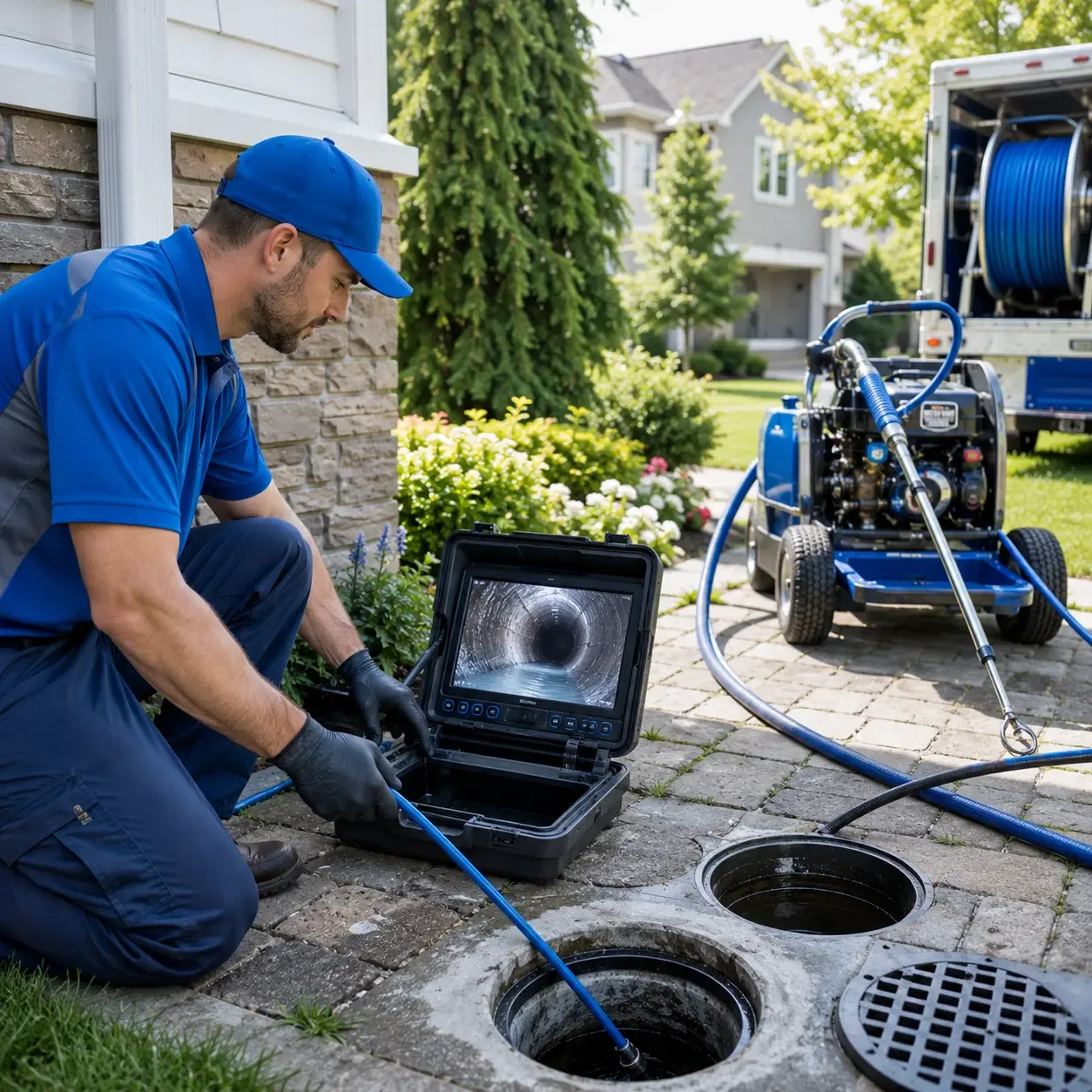 Outdoor drain cleaning professionals serving Arcadia, IN